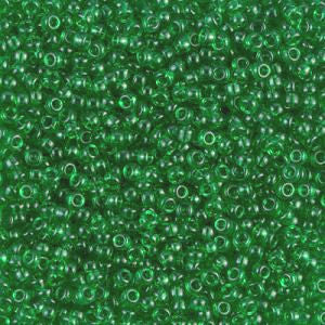 Miyuki 11-146 11/0 Perles de graines vertes transparentes - 5 ou 10 g