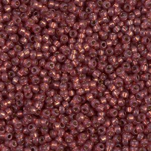 Miyuki 11-4245 11/0 DuraCoat stříbrný lemovaný muškátový oříšek - 5 nebo 10 g