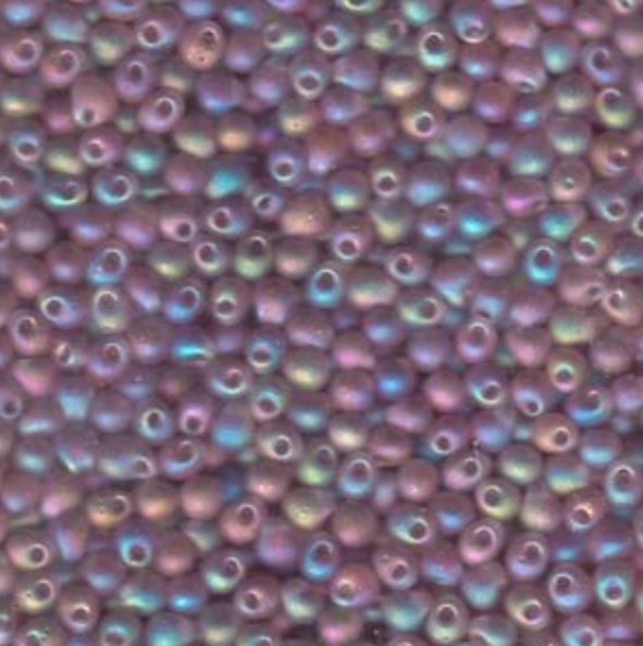 Miyuki Drop 2,8 mm DP28-142FR Transparent Améthyste Fumée AB Drop Perles - 5 ou 10 g
