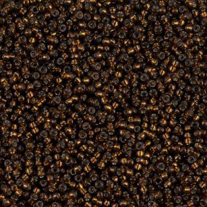 Miyuki 15-1429 15/0 Silver Lined Transparent Smoky Topaz Seed Beads - 5 or 10 gm