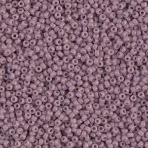 Miyuki 15-410  15/0 Opaque Mauve Glass Seed Beads - 5 gm