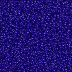 Miyuki 15-414 15/0 Opaque Cobalt Blue Seed Beads - 3 or 5 gm