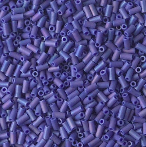 Miyuki BGL1-414FR  #1 (3 mm) Matte Opaque Cobalt Bugle Beads, 3 mm - 5 or 10 gm