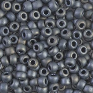 Miyuki 6-2002  8/0 Matte Metallic Gray Seed Beads - 5 or 10 gm