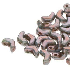 Mini Chevron Duo 6 x 2 mm 03000-65431 Craie Bleu Lazure, 2 Trous - 20 ou 30 Perles