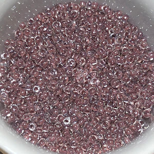 Preciosa Czech 038619 11/0 Brown Lined Crystal Seed Beads, 5 or 10 gm