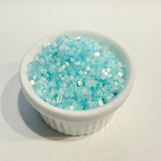 Dyna-Mites™ 11/0 Round Hole Silk Mint Green 1887SB  Seed Beads - 5 or 10 gm