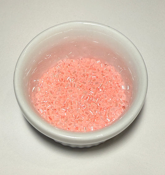 Miyuki 11C-517 Two Cut 11/0  Candy Pink Ceylon Hex Seed Beads - 5 or 10 gm