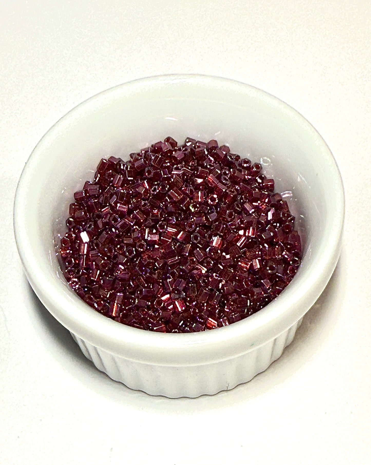 Miyuki 11C-313  Two Cut 11/0  Cranberry Gold Luster Hex Seed Beads - 5 or 10 gm