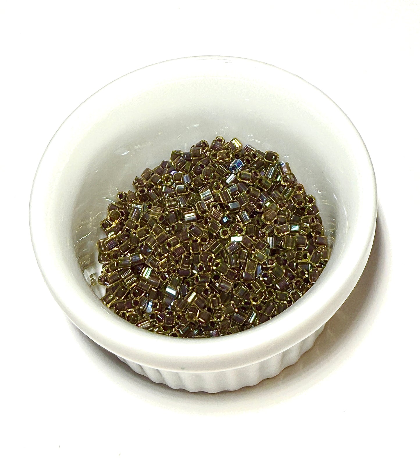 Miyuki 11C-334 Two Cut 11/0  Amethyst Lined Yellow Hex Seed Beads - 5 or 10 gm