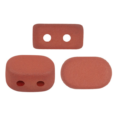 Lipsi® par Puca® 03000-336007 La Divine Terracotta Matte 4 x 7 mm 2-dírkové české skleněné korálky - 30 korálků