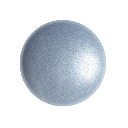 Cabochon par Puca® 18 mm Rond 03000-70439 Perle Tchèque Perle Bleu Clair - 1 Perle