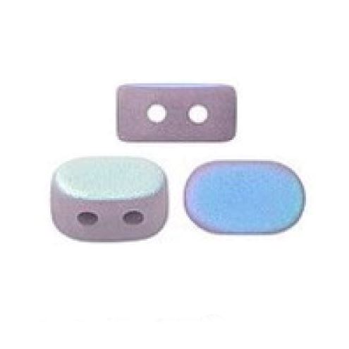 Lipsi® par Puca® 23030-84100-28701 Améthyste Opaque Mat AB 4 x 7 mm Perles en Verre Tchèque 2 Trous - 30 Perles