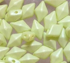 Bead Master Diamonduo 8 x 5 mm 02010-99315 Pastel Mint Beads - 40 Beads