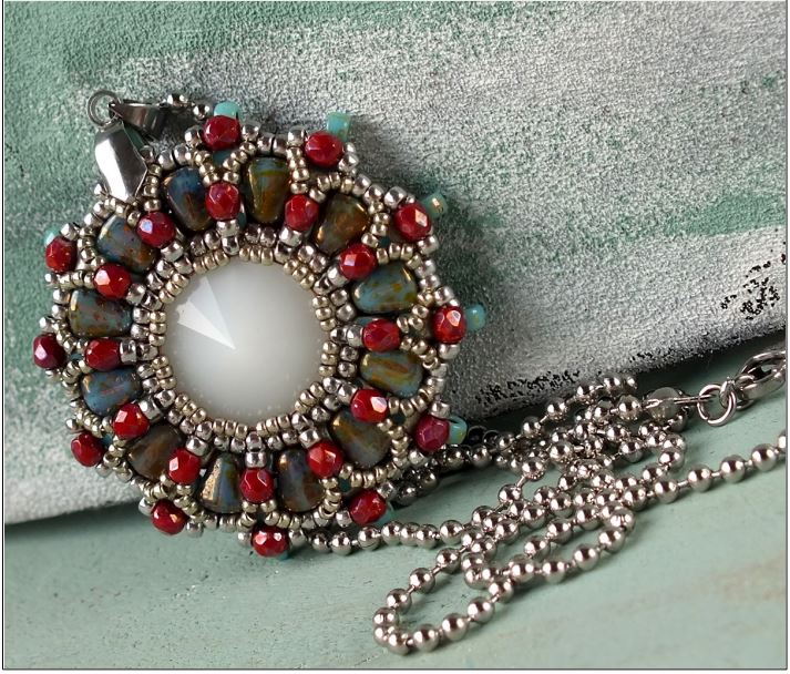 Isabella Pendant Free Digital Download Beading Pattern/Tutorial/Instructions/How To (DO NOT ADD TO CART - Click on Link on Pattern Page)