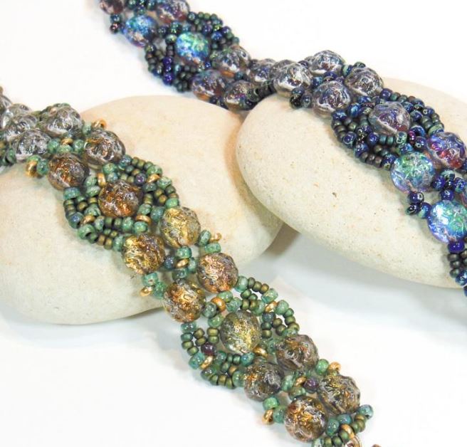 Mayan Glow Bracelet Free Digital Download Beading Pattern/Tutorial/Instructions/How To (DO NOT ADD TO CART - Click on Link on Pattern Page)