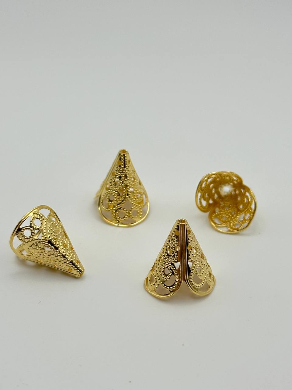 gold finish connector cones