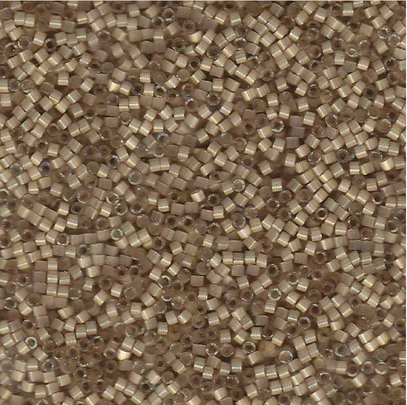 Miyuki Delica DB1802 11/0 Dyed Shell Silk Satin Cylinder/Tube Beads - 5 or 10 gm