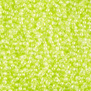 Miyuki 11-1119 11/0 Perles de rocaille en cristal doublées de limeade lumineuse - 5 ou 10 g