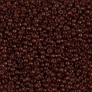 Miyuki 11-134D   11/0 Transparent Dark Topaz Seed Beads - 5 or 10 gm