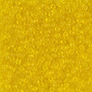 Miyuki 11-136 11/0 Perles de graines jaunes transparentes - 5 ou 10 g