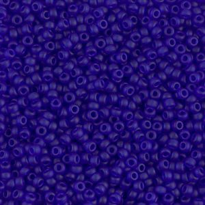Miyuki 11-151F 11/0 Perles de rocaille bleu cobalt transparent mat - 5 ou 10 g