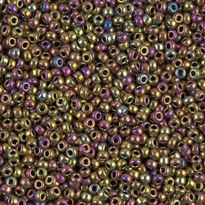 Miyuki 11-188 11/0 Perles de graines d'iris en or violet - 5 ou 10 g