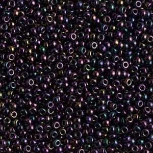 Miyuki  11-454   11/0 Metallic Purple Iris Seed Beads - 5 or 10 gm