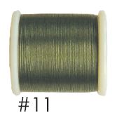 Fil de nylon pour perles Miyuki - Vert MBT-11, 330dtex - 55 yards