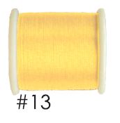 Fil de nylon pour perles Miyuki - Jaune MBT-13, 330dtex - 55 yards