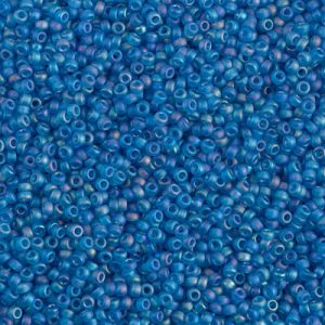 Miyuki 15-149FR 15/0 Perles de rocaille en verre AB bleu clair mat - 5 ou 10 g