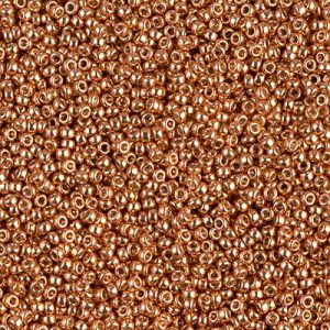 Miyuki 15-4206 15/0 Perles de graines de muscat galvanisées Duracoat - 1, 2 ou 5 g