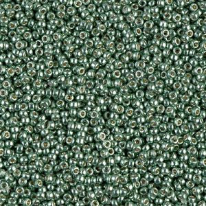 Miyuki 15-4215 15/0 Duracoat Galvanized Seafoam Green Rocailles - 2 ou 5 g
