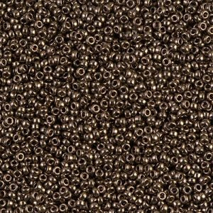 Miyuki 15-457  15/0 Metallic Dark Bronze Seed Beads -  1, 2 or 5 gm