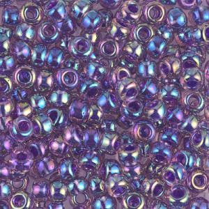 Miyuki 6-356 6/0 Perles de rocaille Améthyste AB doublées violettes - 5 ou 10 g