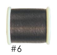 Fil de nylon pour perles Miyuki - Marron MBT-06, 330dtex - 55 yards