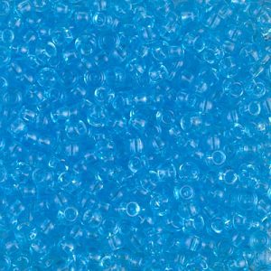 Miyuki 8-148 8/0 Perles de rocaille bleu clair transparentes, 5 ou 10 g
