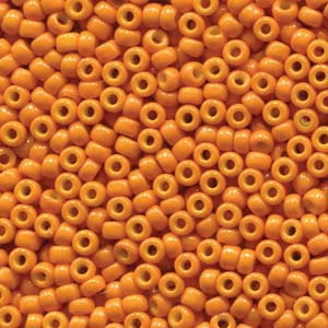 Miyuki 8-4454 8/0 Duracoat Opaque Dyed Orange Seed Perles - 5 ou 10 g