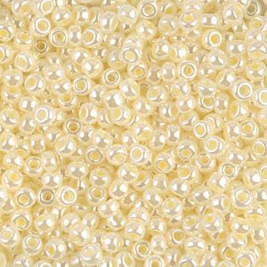 Miyuki 8-527 8/0 Perles de graines de Ceylan crème au beurre, 5 ou 10 g