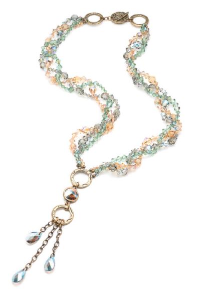 Krásný pletený náhrdelník ke stažení zdarma digitální vzor korálků/návod/návod/jak na to (klikněte na odkaz níže)