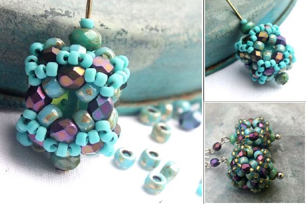 Crystal Cube Beaded Bead Téléchargement numérique gratuit Modèle de perles/Tutoriel/Instructions/Comment (Cliquez sur le lien ci-dessous)