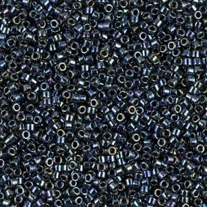 Miyuki Delica DB6 /DB06 11/0 Perles cylindriques/tubes à iris en bronze métallique, 5 g