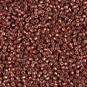 Miyuki Delica DB1842 11/0 Duracoat Galvanized Dark Berry Cylinder/Tube Beads – 5 nebo 10 g