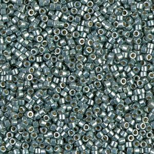 Miyuki Delica DB1846 11/0 Duracoat Galvanisé Seafoam Cylindre/Tube Perles - 5 ou 10 g