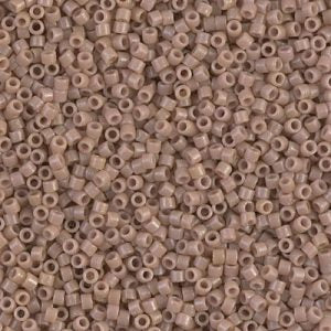 Miyuki Delica DB2105 11/0 Duracoat Opaque Beige Cylinder/Tube Beads, 5 nebo 10 gm