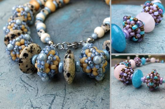 Faux Lampwork Rondelles Téléchargement numérique gratuit Modèle de perles/Tutoriel/Instructions/Comment (Cliquez sur le lien ci-dessous)