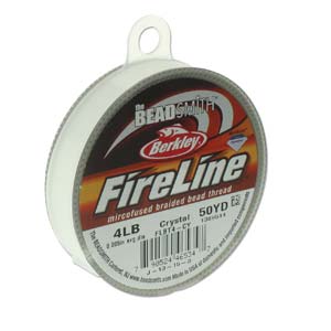 Berkley Fireline 4 lb. Cristal, fil de perles tressé microfusé de 50 mètres / ligne de pêche