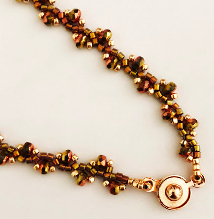 Náhrdelník s plochým spirálovým vrstvením Zdarma digitální vzor ke stažení korálků/návod/návod/jak na to (klikněte na odkaz níže)