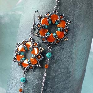 Lace Earrings Free Digital Download Beading Pattern/Tutorial/Instructions/How To (DO NOT ADD TO CART - Click on Link on Pattern Page)