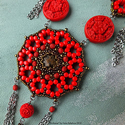 Goa Pendant Free Digital Download Beading Pattern/Tutorial/Instructions/How To (DO NOT ADD TO CART - Click on Link on Pattern Page)